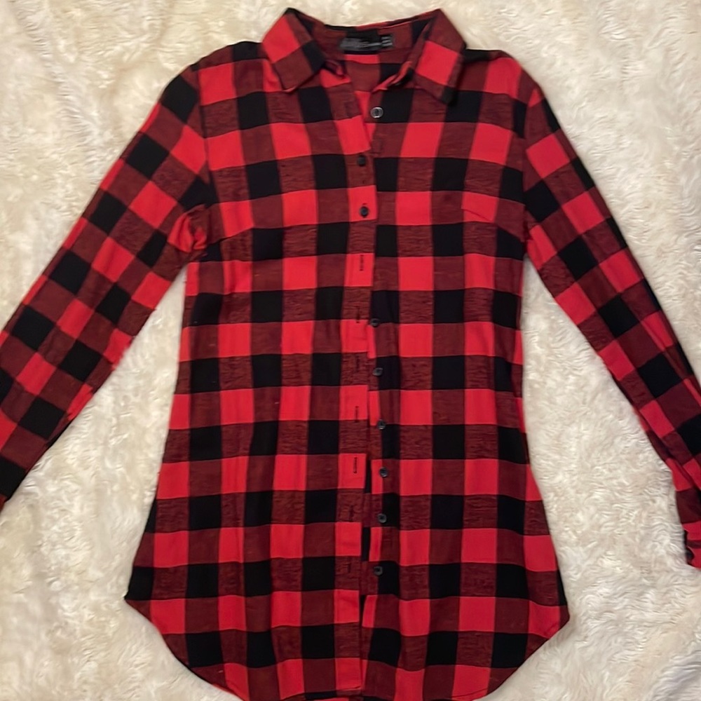 🖤❤️PLAID SHIRT SIZE SMALL US (4) 🖤❤️